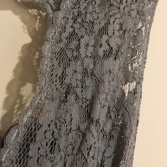 Cute Gray Keyhole Back Bridesmaid/Cocktail Dress! - Picture 3 of 4